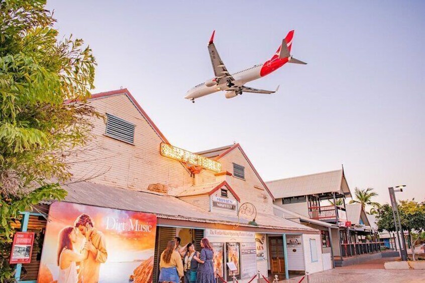 Broome cultural experiences - hearing the planes flyover in Chinatown is one of the best unique experiences of Broome