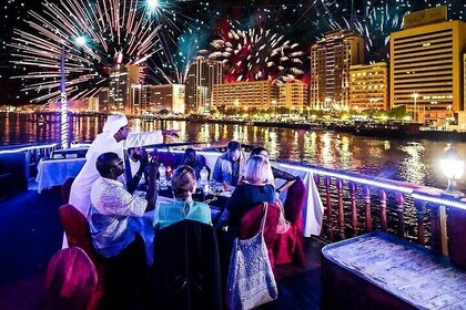 Dubai New Year Eve Cruise with Spectacular Burj Khalifa Fireworks