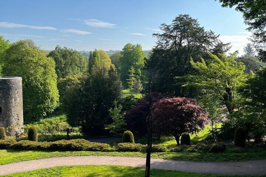 Blarney Castle gardens and trails.