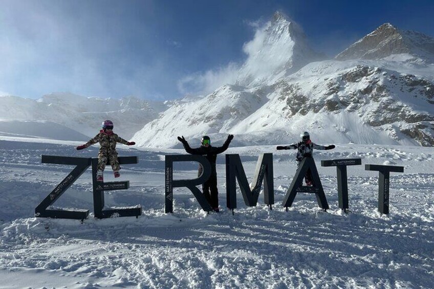  VIP Ski or Snowboard Lesson - Full Day Zermatt