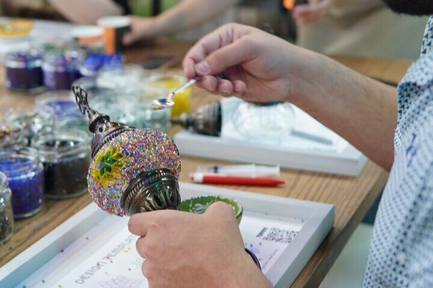 Mosaic Lamp Workshop