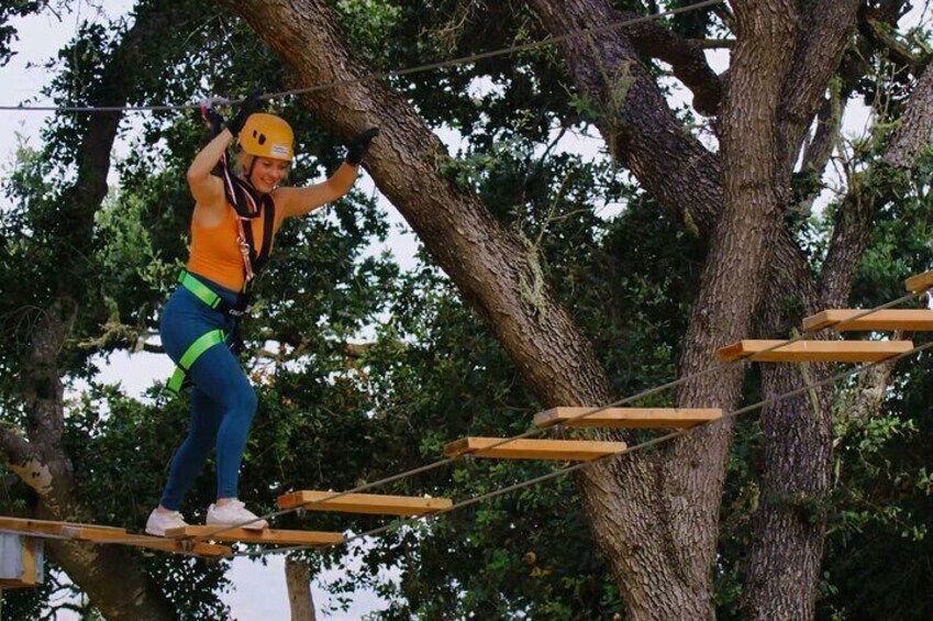 2 Hour Adventure Course Trek in Santa Ynez Valley