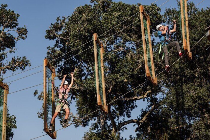 2 Hour Adventure Course Trek in Santa Ynez Valley