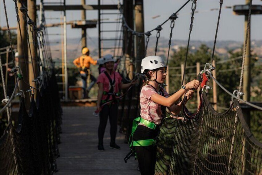 2 Hour Adventure Course Trek in Santa Ynez Valley