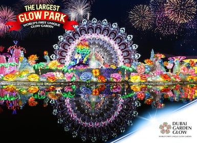 Dubai: Dubai Garden Glow Entry Ticket with Magic Park Option