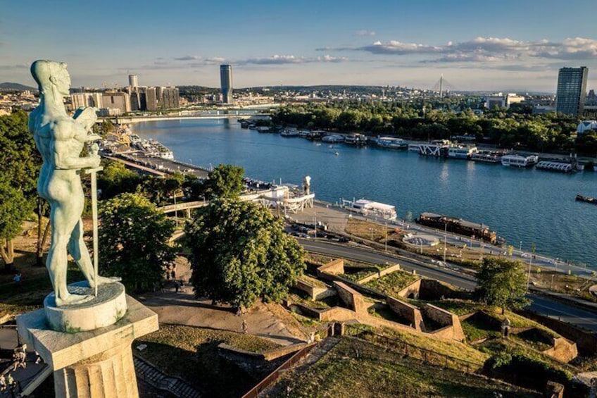 Belgrade from The Fortress