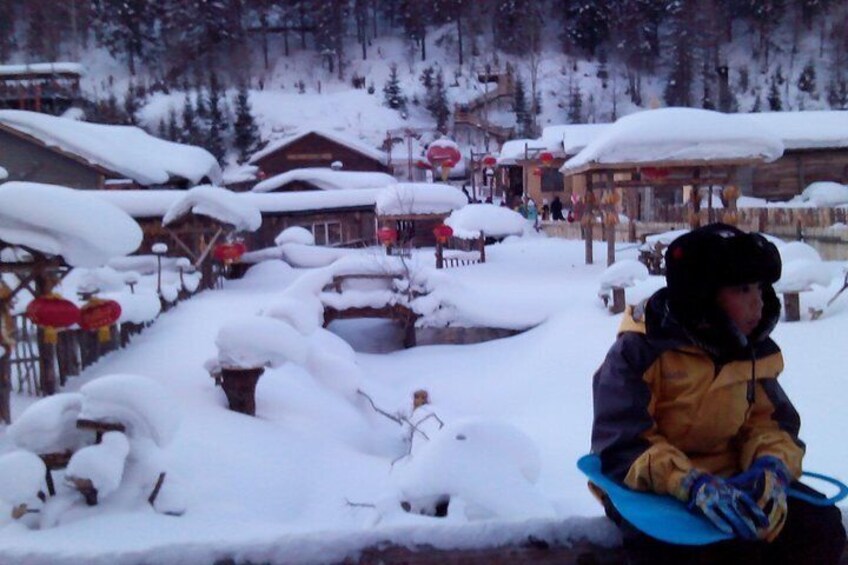 China snow town dream home 