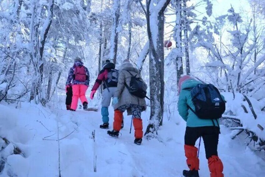 snow trekking