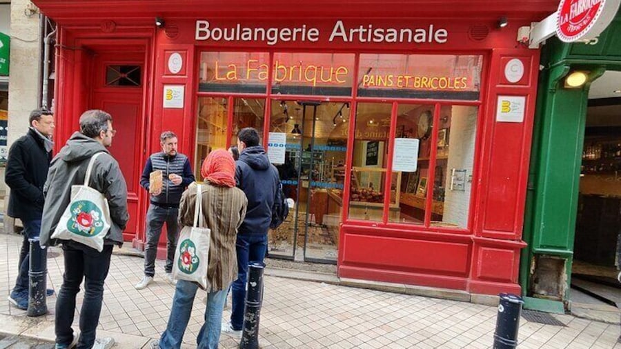 Starting the tour with French Pastries