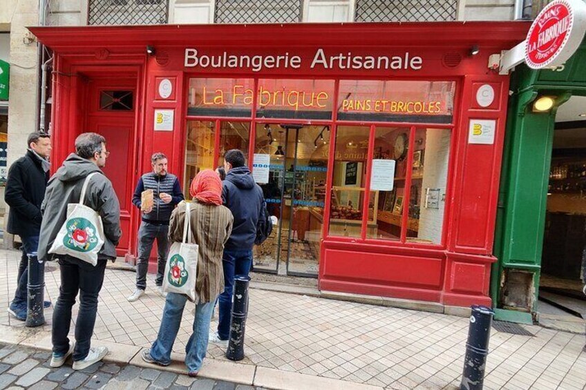 Starting the tour with French Pastries