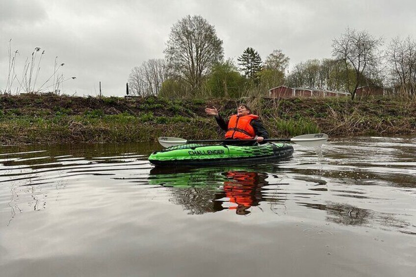 Private Kayaking Experience in Fyris Lake 