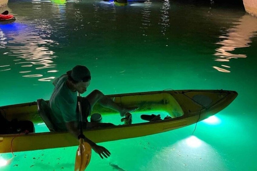 Picture 4 for Activity St. Pete Beach: Glass Bottom Kayak Fish Feeding Night Tour