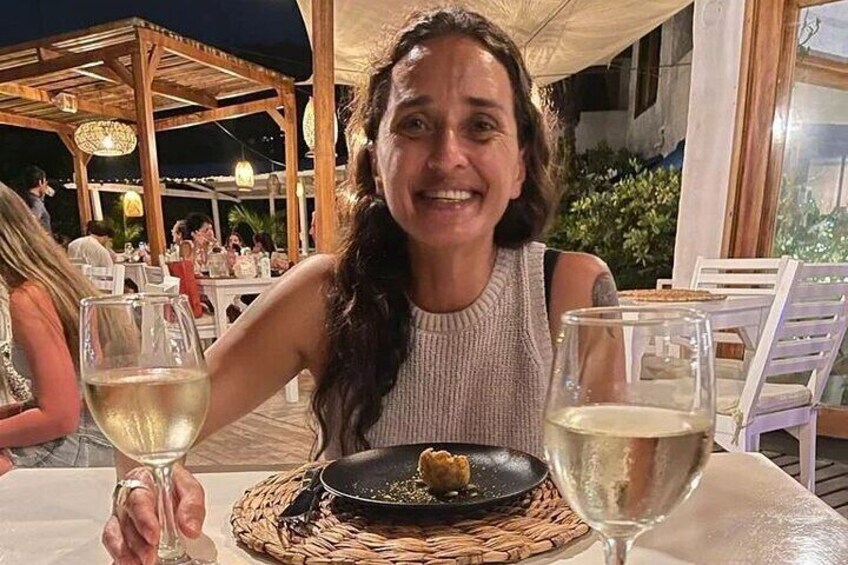 Cristina Ahassi, anthropologist and pioneer in gastronomic tours in the Galapagos Islands.