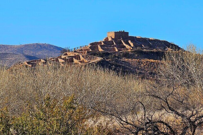 View of tuzigoot national monument on the 1.5 hour Cowboy Trail Ride 