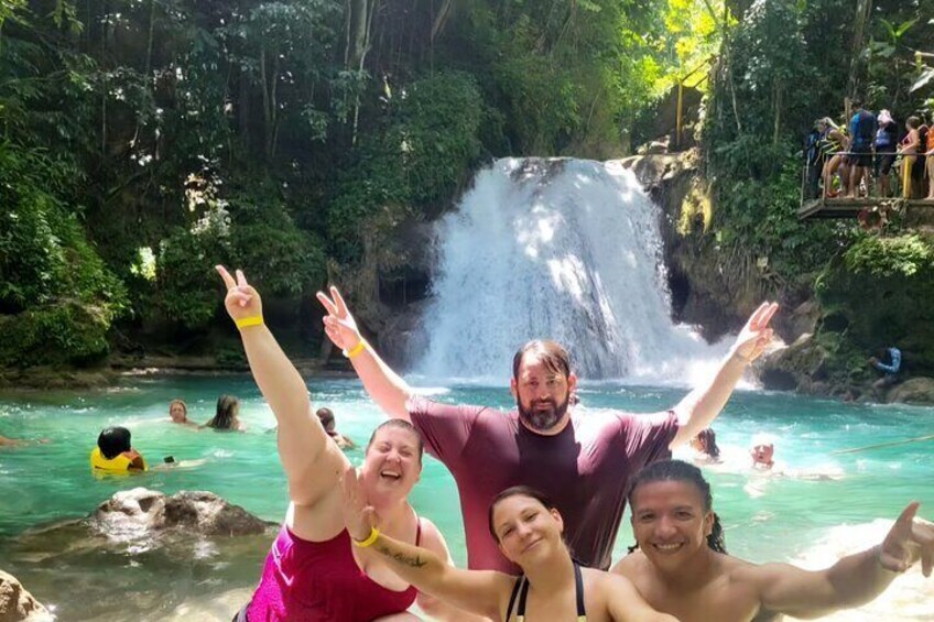 Half-Day Blue Hole and Dunns River Falls tour Pickup in Ocho Rios