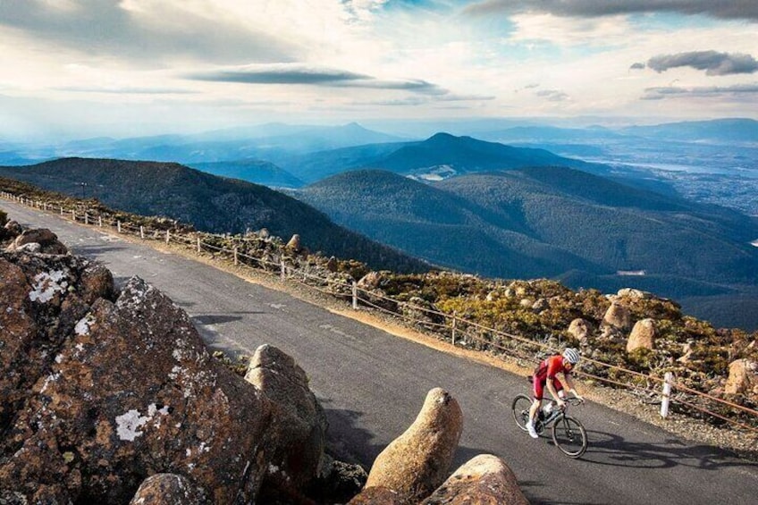 Hobart Half Day Cycling Tour with the Mt Wellington Ride