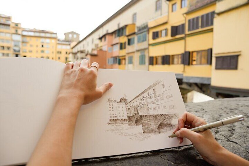 Private Sketching Activity in Florence