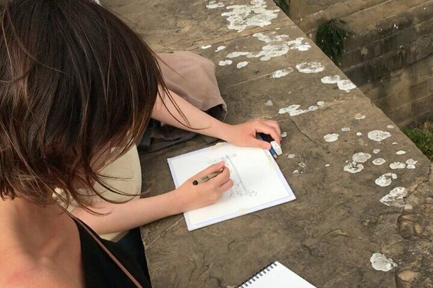 Private Sketching Activity in Florence