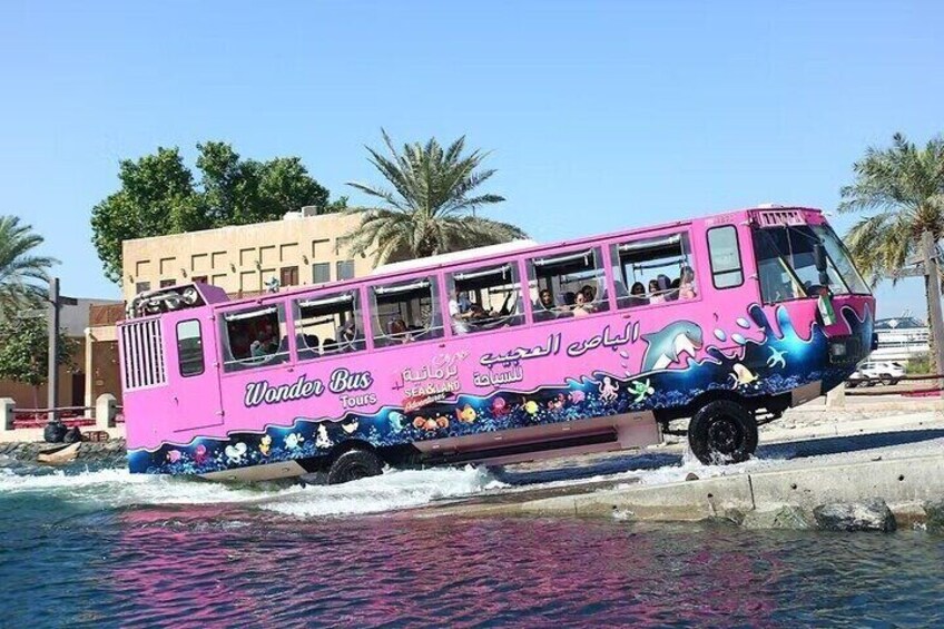 Dubai Wonder Bus Sea And Land Adventure Tickets