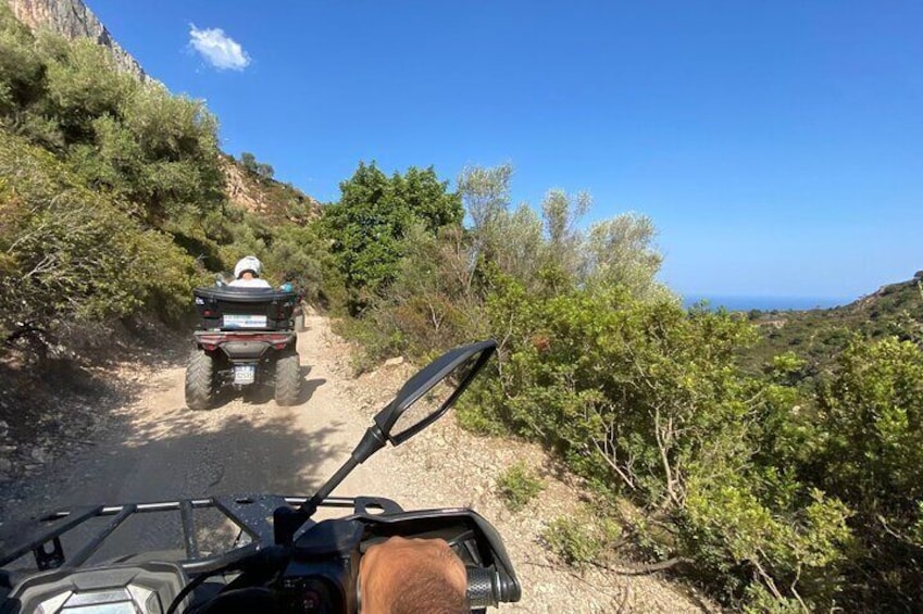 Pedralonga ATV Tour in Baunei from Tortolì