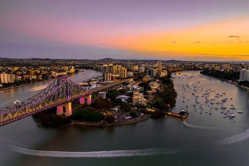 Captain Burke Park under the Story Bridge