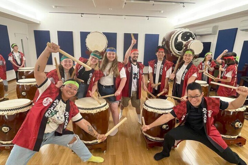 Taiko Japanese Drum Experience in Osaka