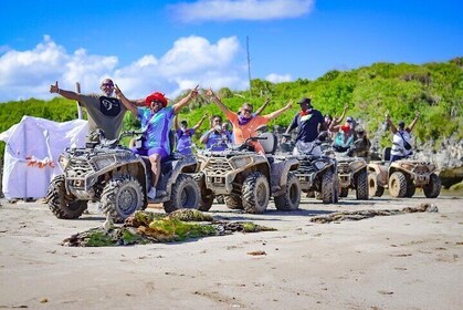 Punta cana tour en quad bike o buggy en playa macao y la cueva Taino