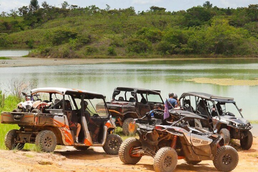 Jungle ATV Waterfall and Zipline Adventure from Panama City