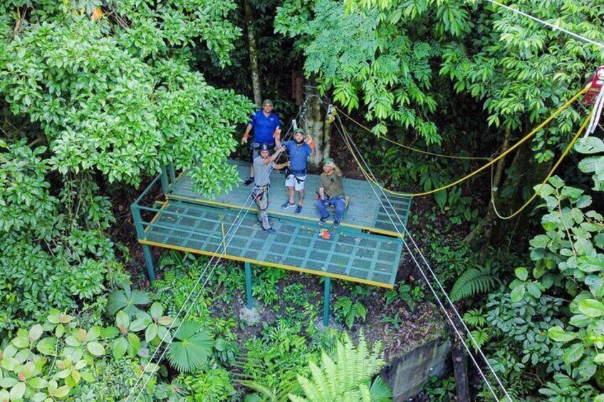 Jungle ATV Waterfall and Zipline Adventure from Panama City