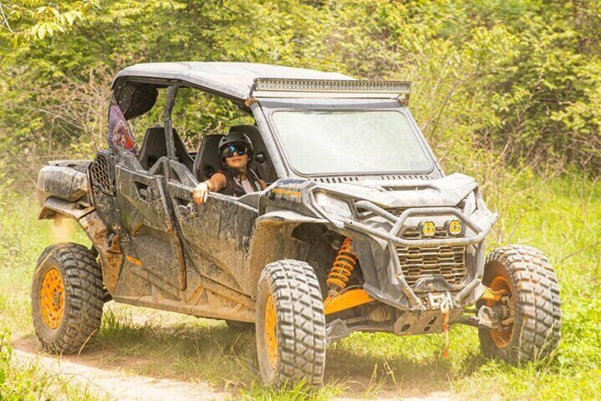 Jungle ATV Waterfall and Zipline Adventure from Panama City