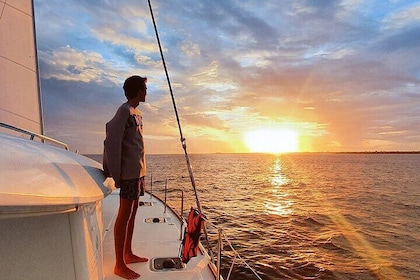 Cozumel Sunset Private Catamaran Adventure