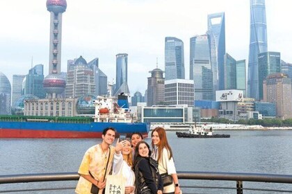 Shanghai City with Zhujiajiao Water Town Private Day Tour