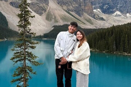 Lake Louise Moraine Tour van 1,5 uur door Lake Johnston Canyon