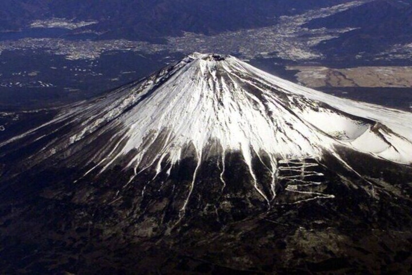 Active volcano mount fuji