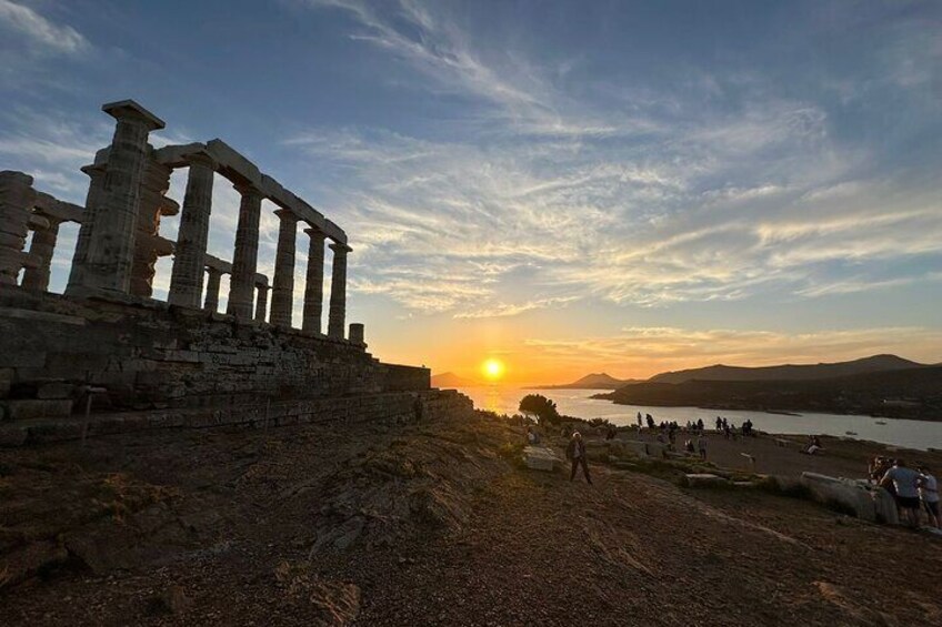 Private Day Trip Cape Sounion Temple Of Poseidon with Pick Up