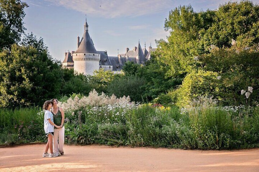 Have your photos taken in the gardens of Chaumont castle! 