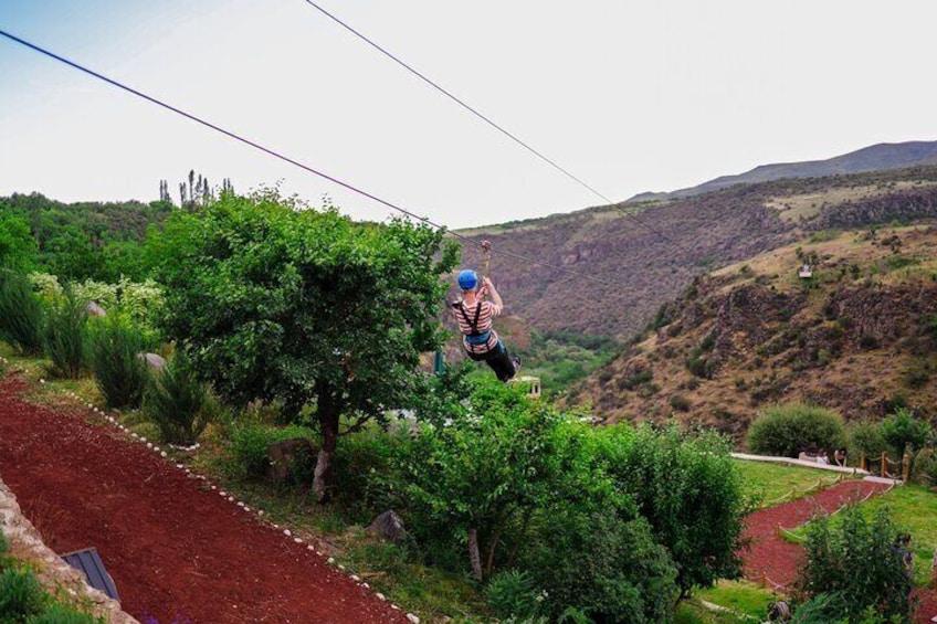 Ziplining Experience in Byurakan 