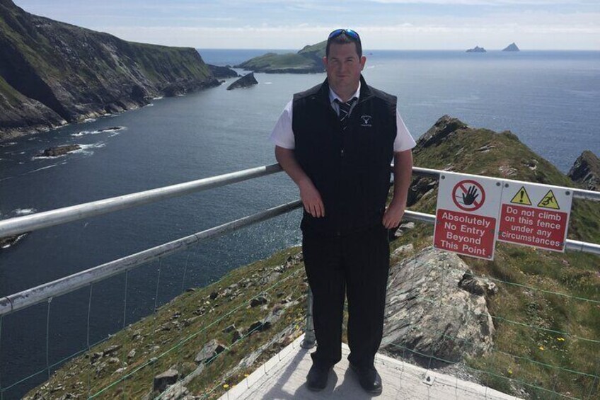 Your friendly driver and guide Aidan