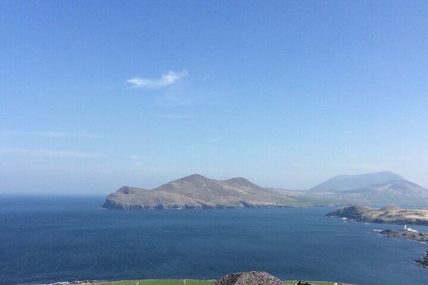 View from Valentia slate quarry