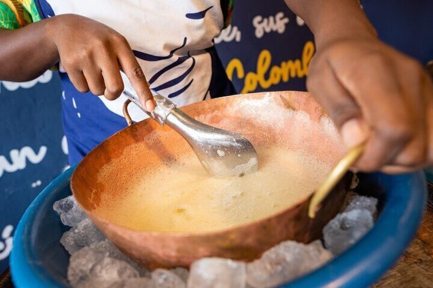 Caribbean fruits tasting and Paila Ice cream class