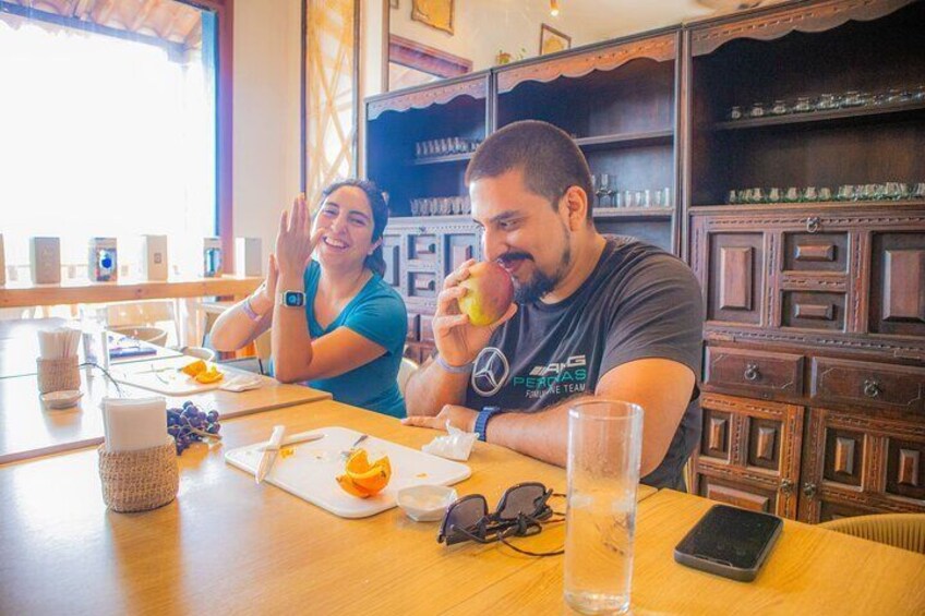Caribbean fruits tasting and Paila Ice cream class