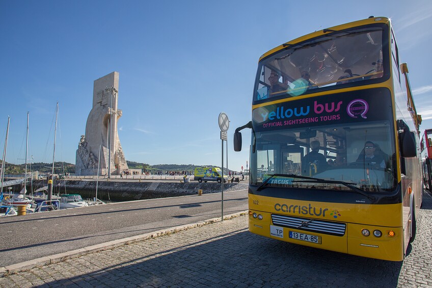 Hop-on hop-off bus in Lisbon