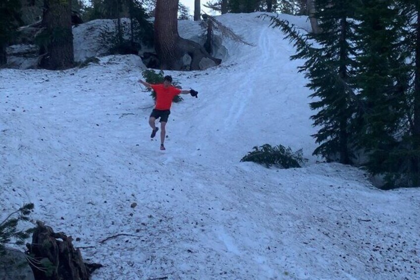 Private Tahoe Mountain Running Activity With A Guide