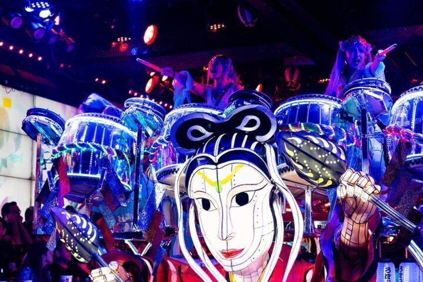 The famous Robot Restaurant show in Tokyo