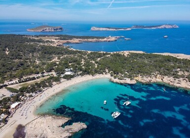 From Sant Antoni: return by boat to Cala Conta or Cala Bassa