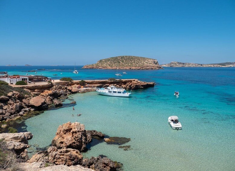 Picture 2 for Activity From Sant Antoni: round trip by boat to Cala Conta or Cala Bassa