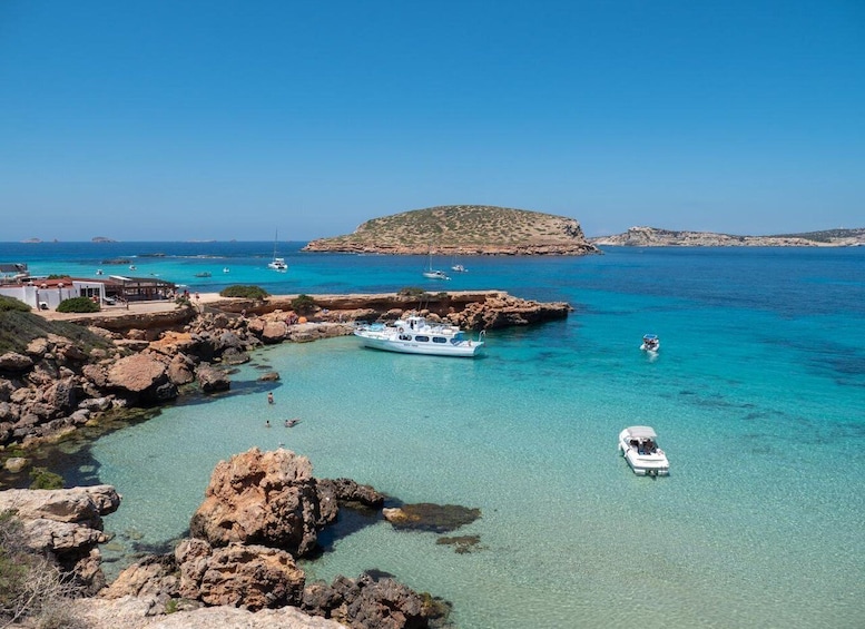 Picture 2 for Activity From Sant Antoni: round trip by boat to Cala Conta or Cala Bassa