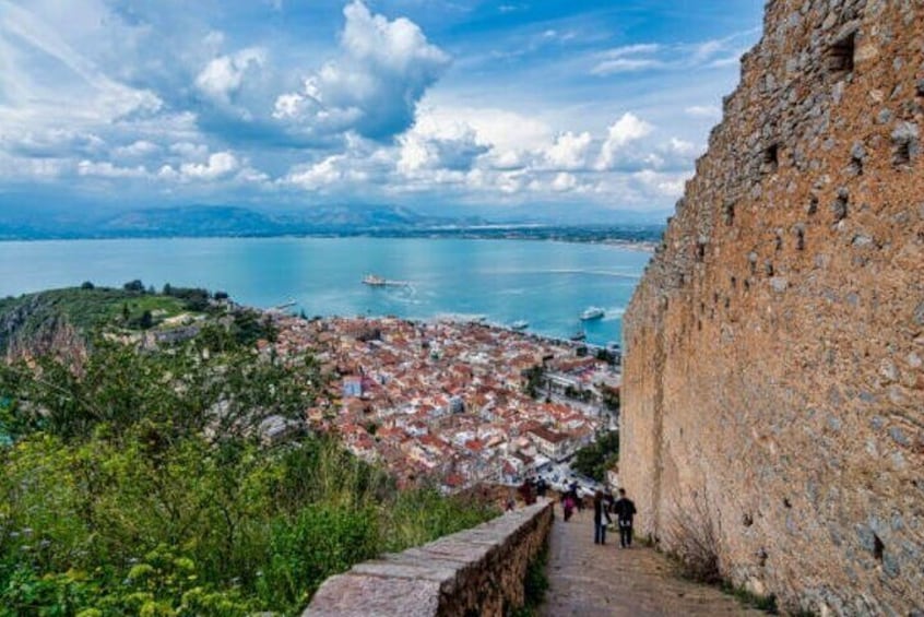 Nafplio Palamidi and Bourtzi Castle Tour from Athens