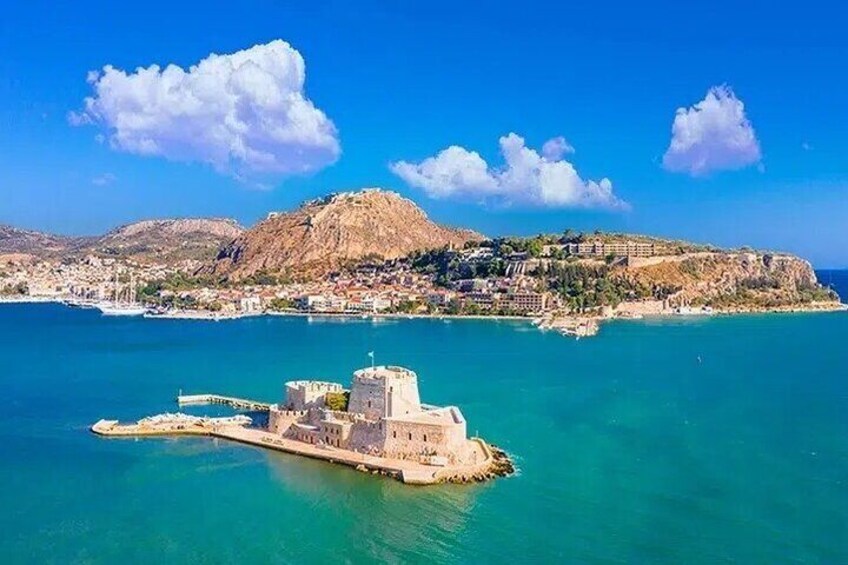 Nafplio Palamidi and Bourtzi Castle Tour from Athens