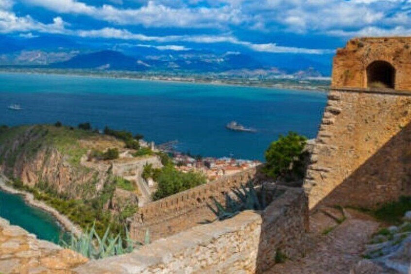 Nafplio Palamidi and Bourtzi Castle Tour from Athens